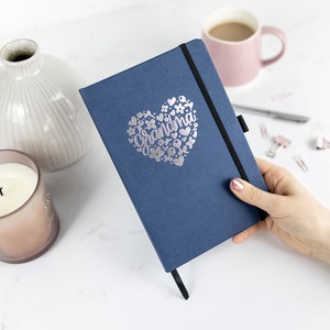Grandma Heart foil notebook, Mothers day gift, Mother&#39;s day gift for Grandma, Grandma gifts, Mum gifts, Gift for Grandma