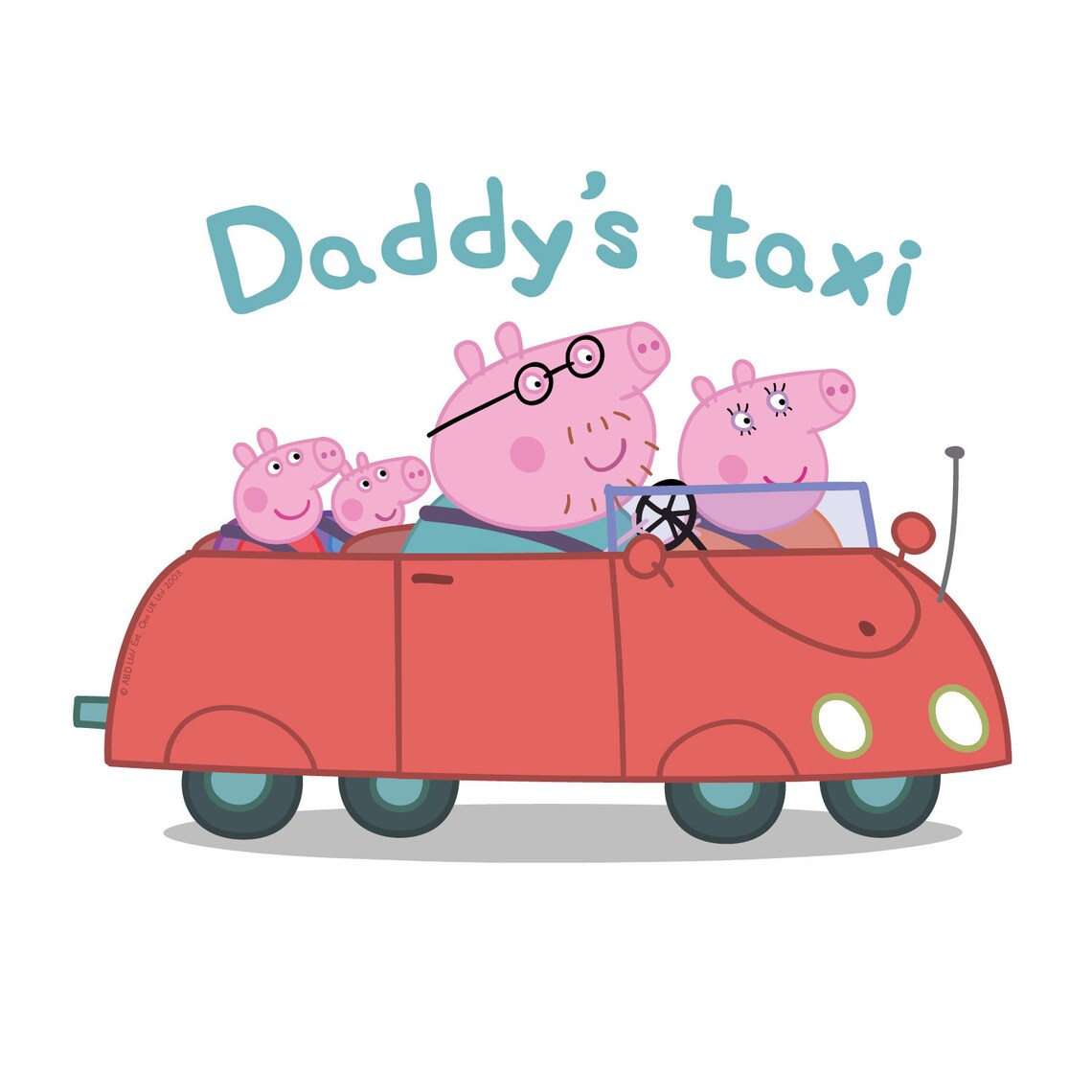 Peppa Pig car window sticker Etsy