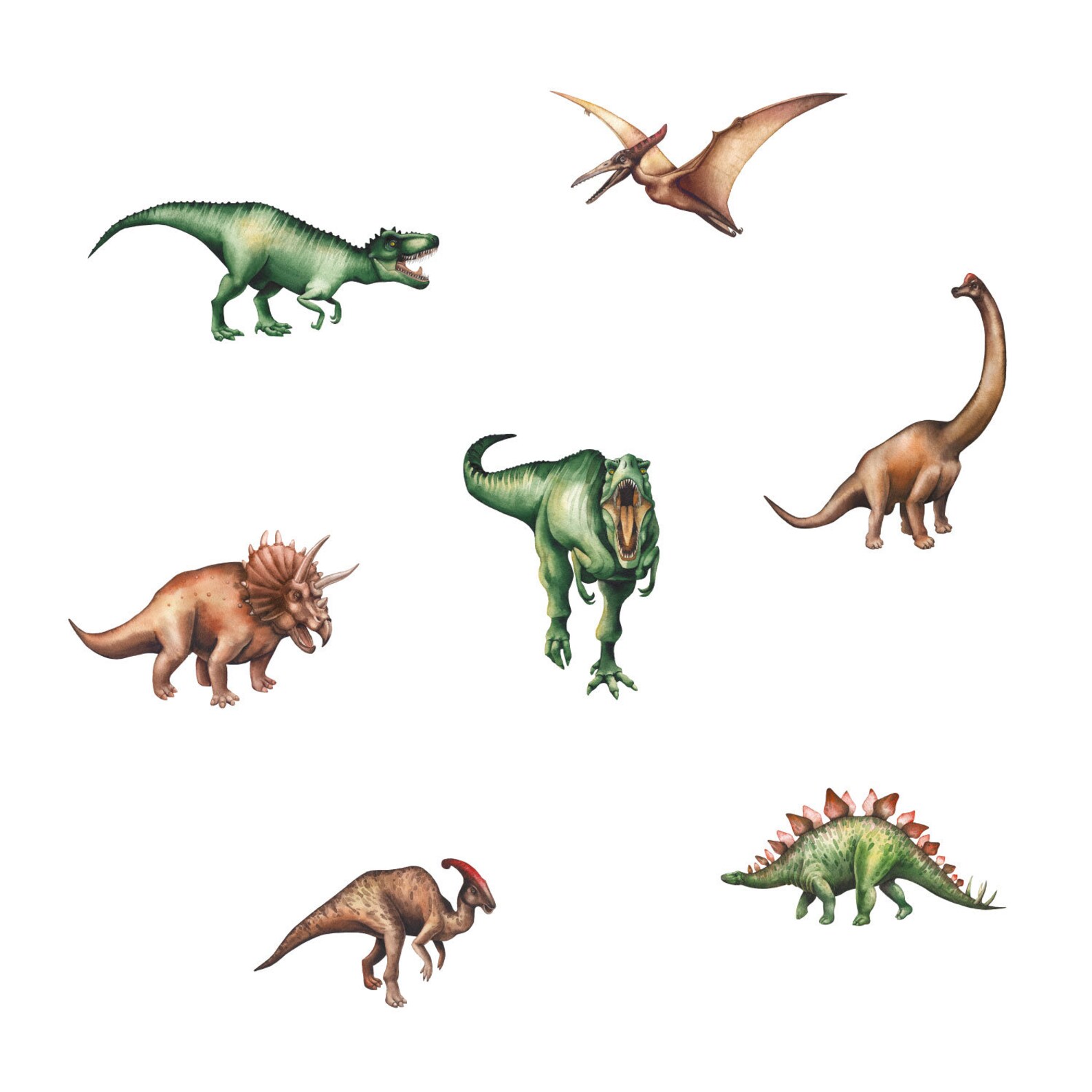 Jurassic Dinosaur Wall Stickers Dinosaur Wall Decals Etsy