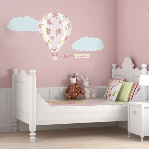 Vintage Hot Air Balloon Wall Stickers Etsy