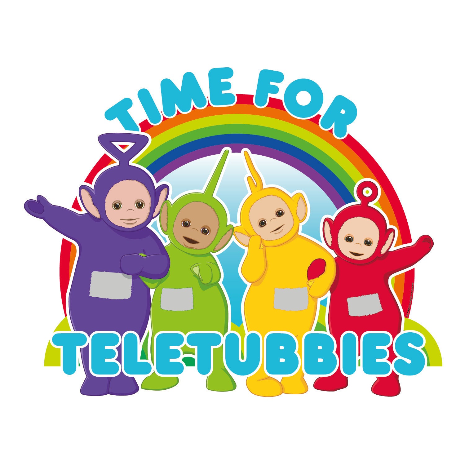 Time For Teletubbies Wall Sticker Teletubbies Wall Decal Etsy