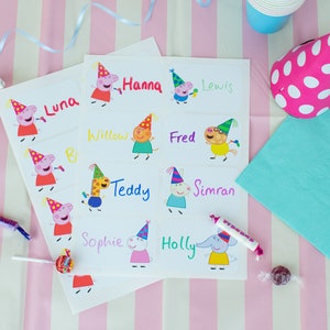 Peppa Pig Birthday Party label pack, Peppa Pig Party labels, Peppa Party cup label, Peppa Birthday Party, Peppa themed birthday party