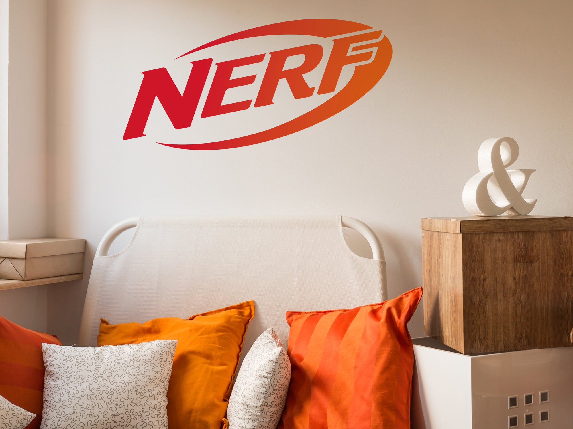 Retro Nerf Logo Decal