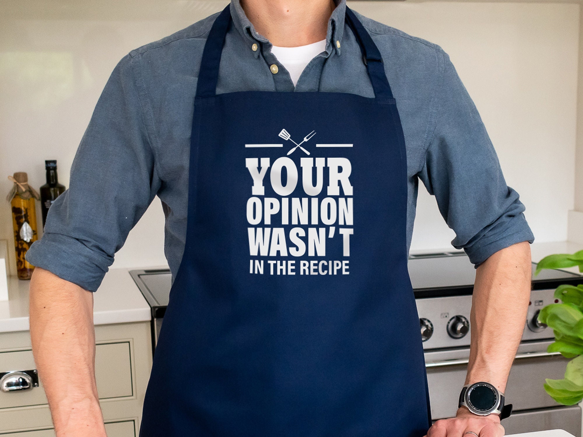 Grembiule Feste Originale Grembiule Divertente ShopINess SM Style - Cucina E Barbecue 73x59cm Grembiule Cucina Uomo