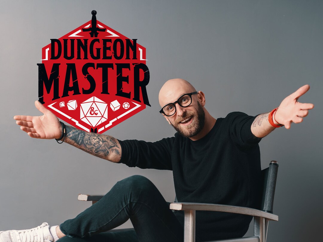 D&D Dungeon Master Wall Sticker, Dungeons and Dragons Wall Sticker, D ...