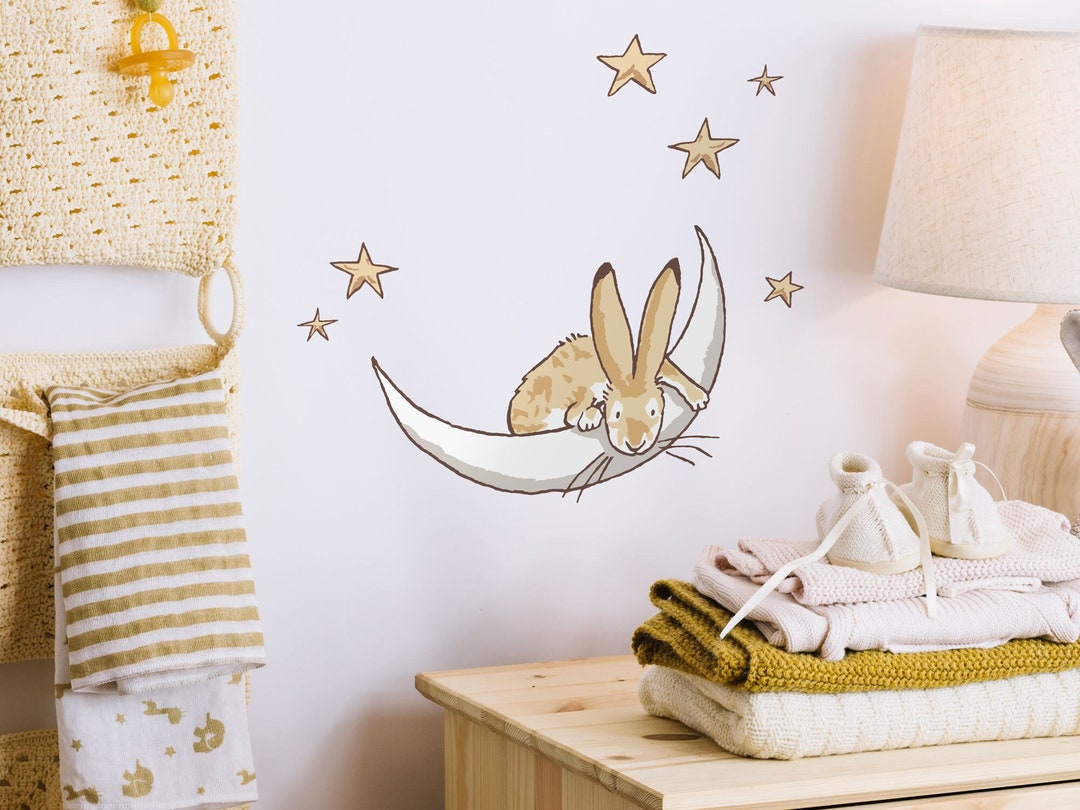 Guess How Much I Love You Wall Sticker, Moon and Stars Wall Sticker