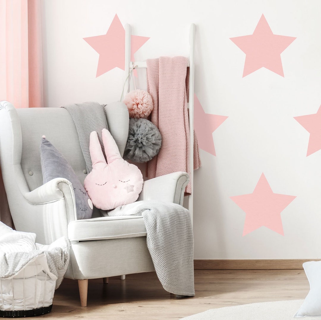 Giant Star Wall Sticker Large Star Wall Decal Etsy