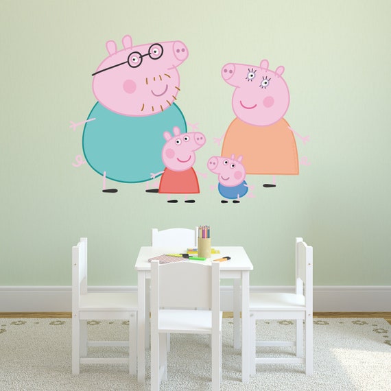 Peppa Pig Wall Art Stickers Wall Design Ideas