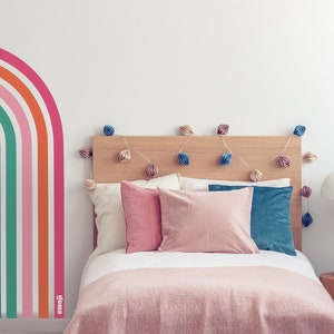 Emoji Rainbow wall sticker, Large Rainbow wall decal, Half Rainbow wall sticker, emoji wall decal, emoji wall sticker