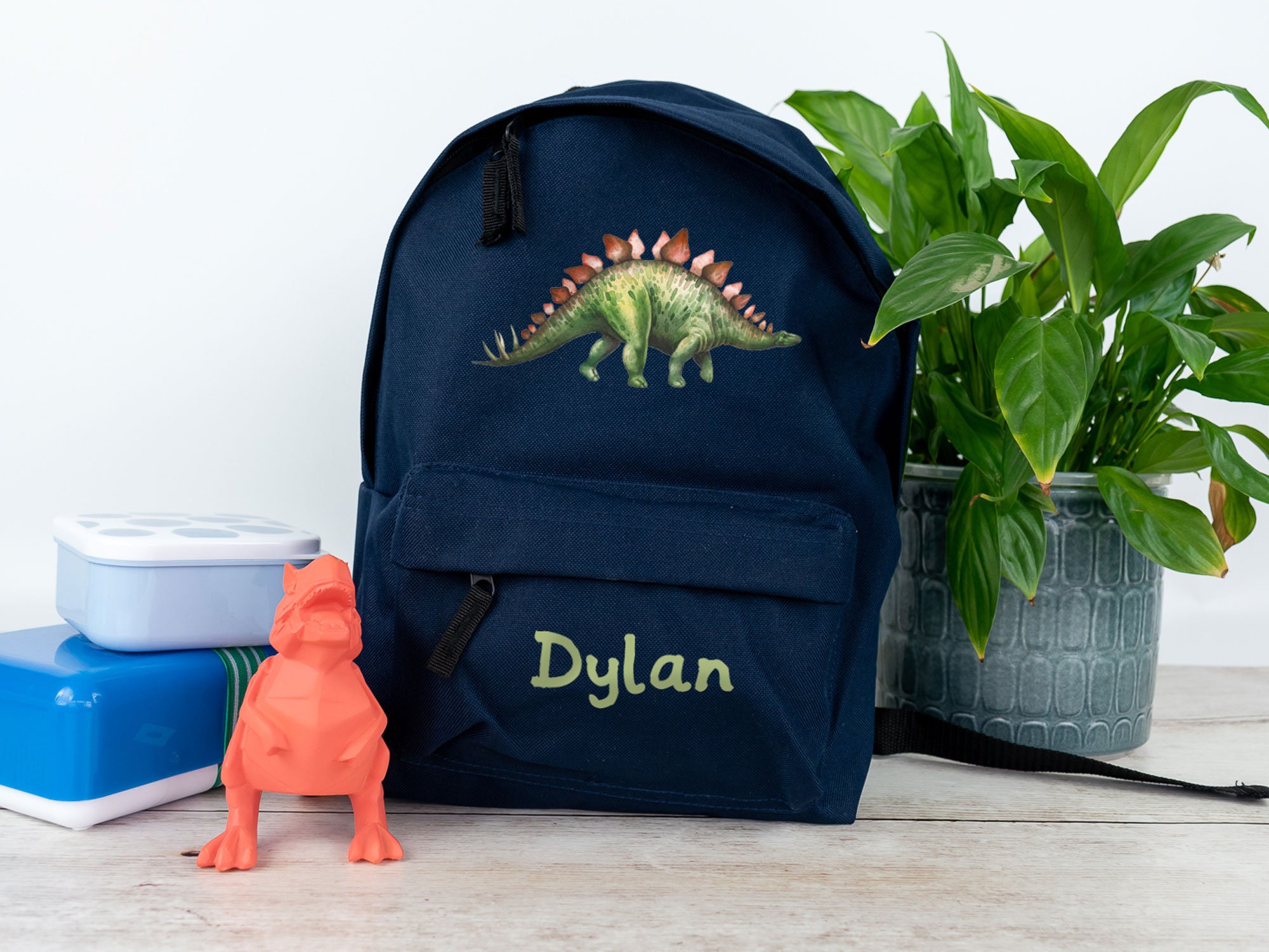 Choco Mocha Dinosaur Backpack for Boys Preschool Backpack for Boys