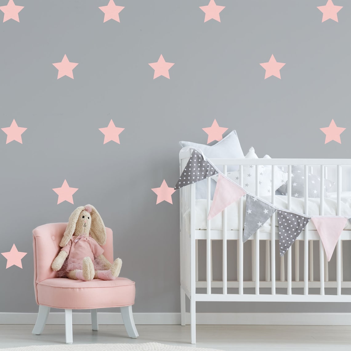 Star wall stickers Star wall decal Star pattern wall Etsy