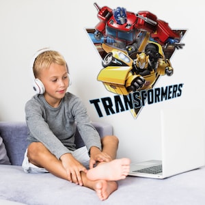 Transformers Triangle wall sticker, Transformers wall sticker, Transformers wall decal, Transformers bedroom decor