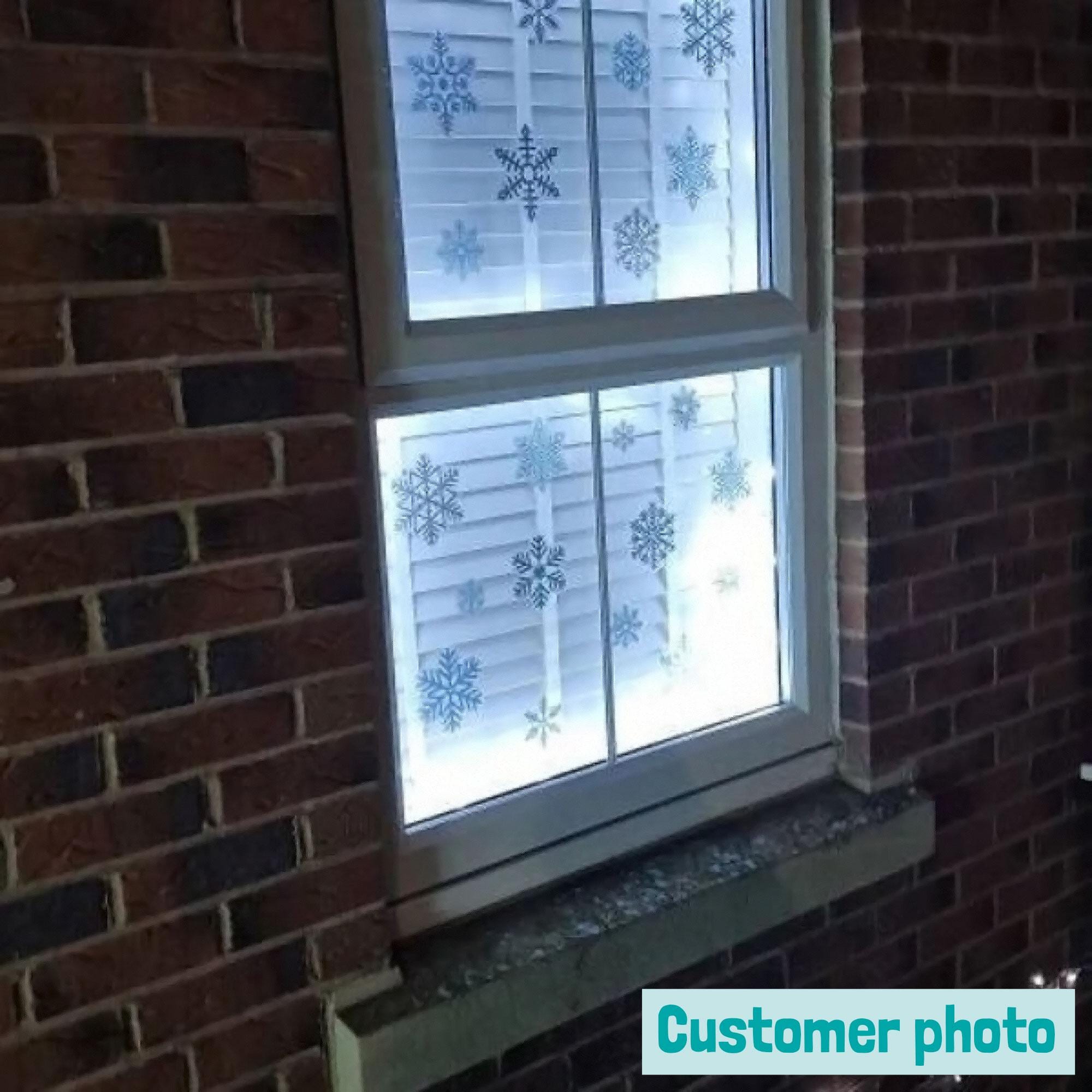 Snowflake Window Stickers, Christmas Window Stickers, Christmas ...
