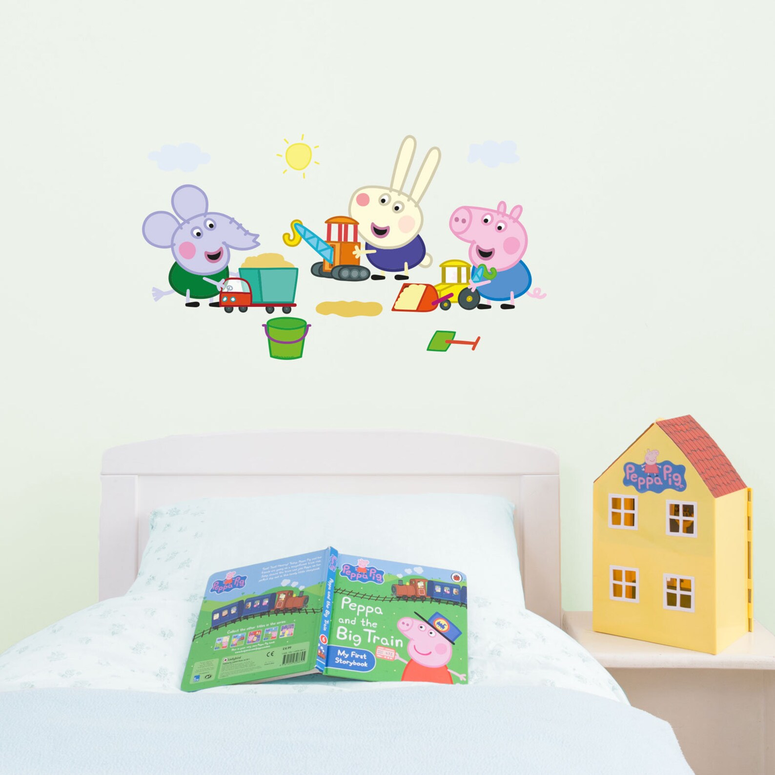 Peppa Pig George and Friends Wall Sticker, Peppa Pig Wall Decal - Etsy