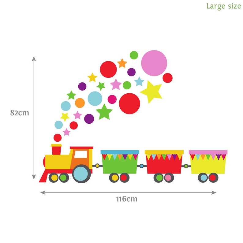 Train Wall Sticker Train Wall Decal - Etsy