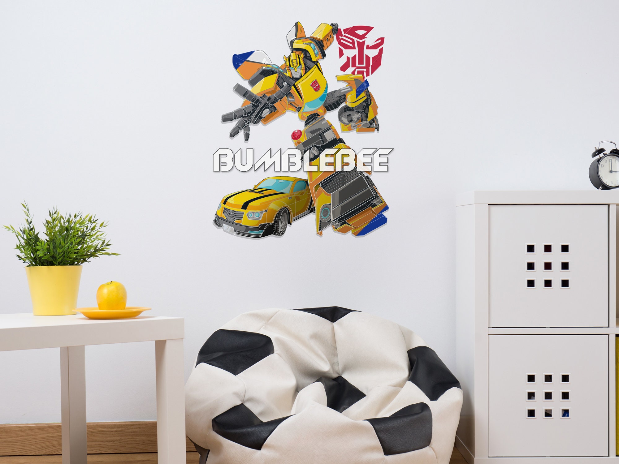 Transformer shop wall stickers