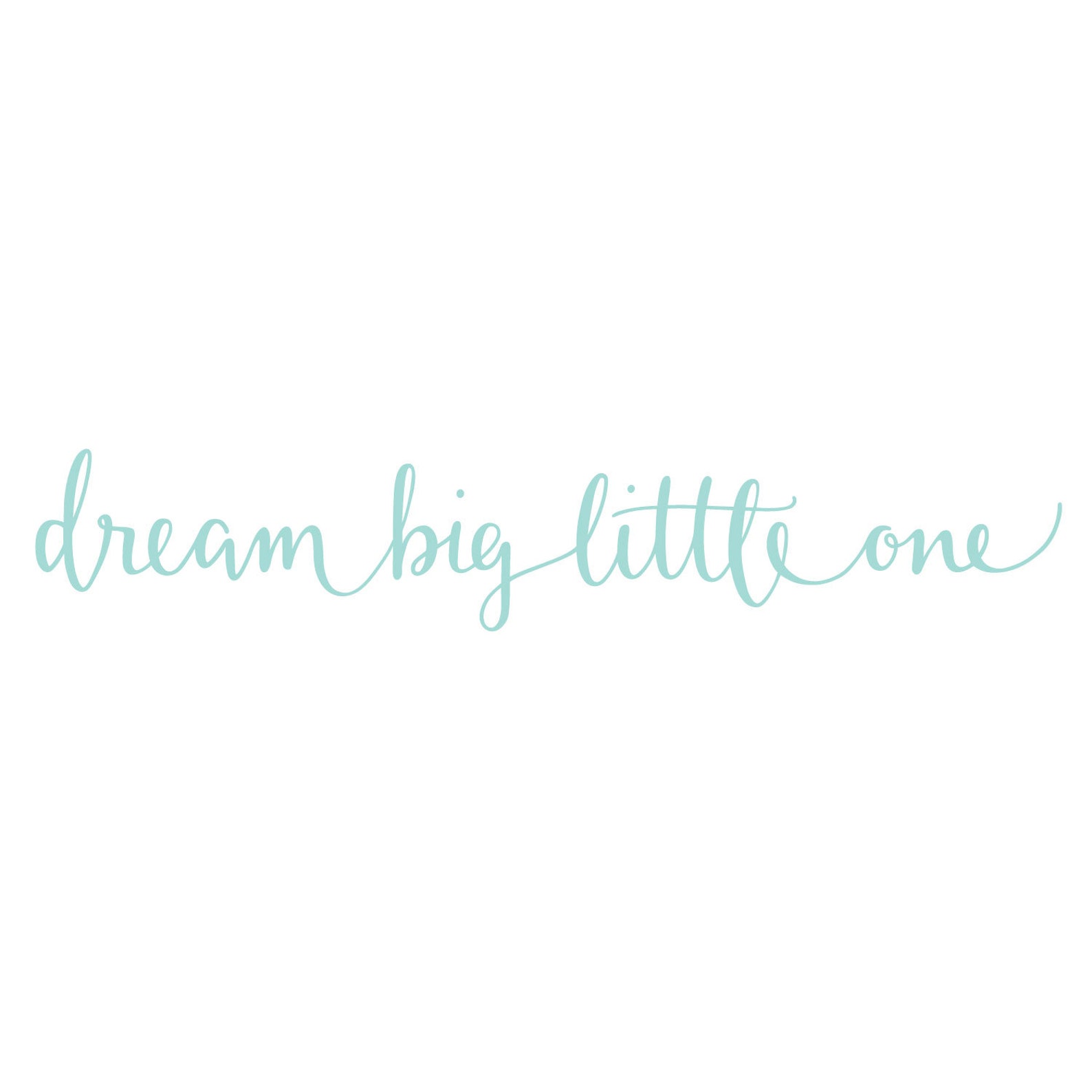 Dream Big Little One Quote Wall Sticker Quote Wall Decal - Etsy