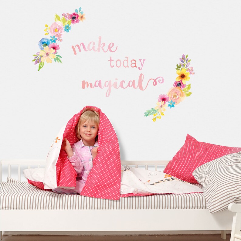 Make Today Magical Wall Sticker Quote Quote Wall Decal Etsy
