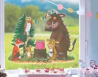 Gruffalo's Child Birthday window sticker, Gruffalo Party window sticker, Gruffalo Birthday window decal, Gruffalo Birthday Party