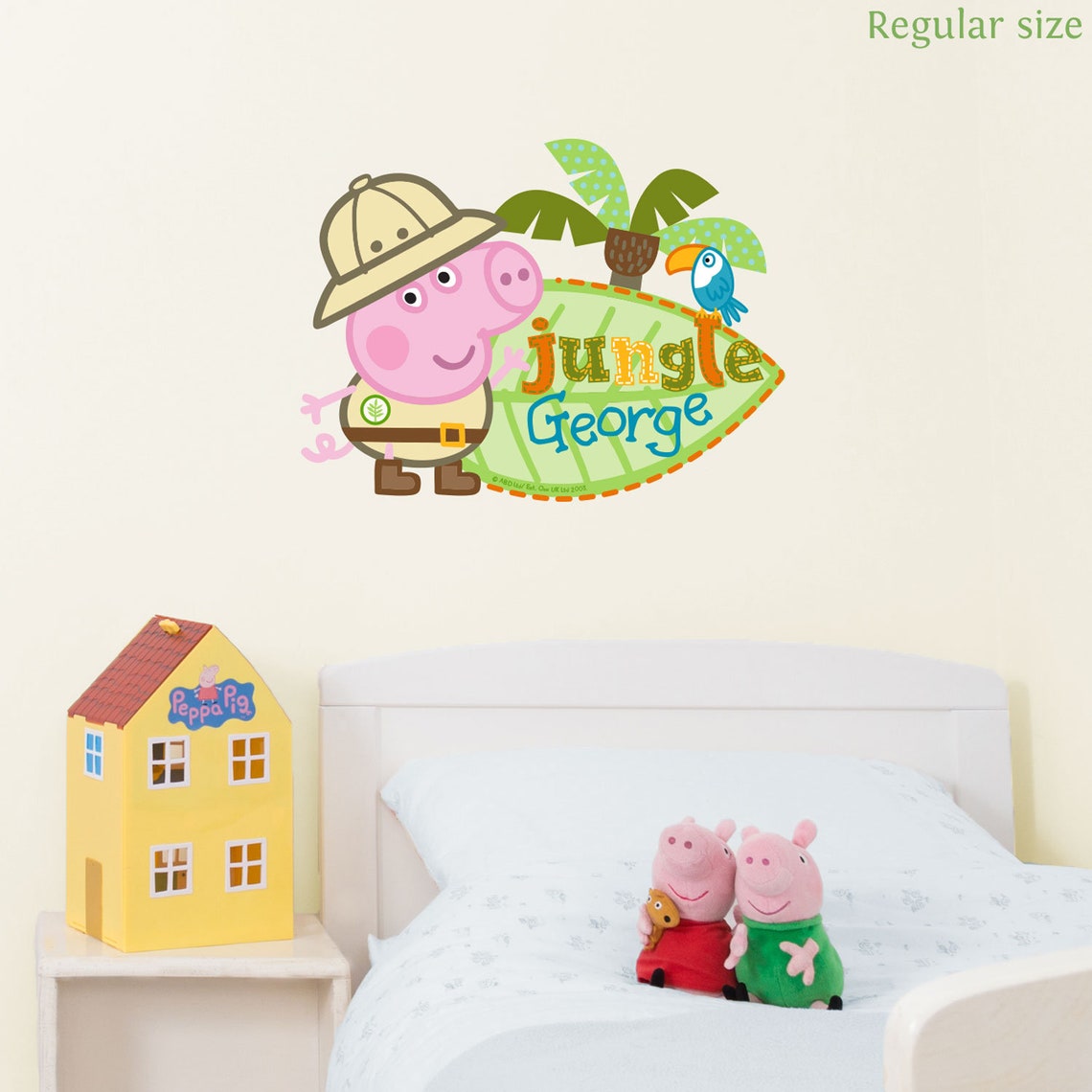 Peppa Pig Jungle Wall Sticker Peppa Pig Wall Decal Etsy