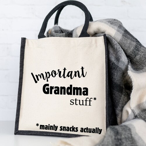 Important Grandma Bag, Mothers Day Gift, Gift for Grandma