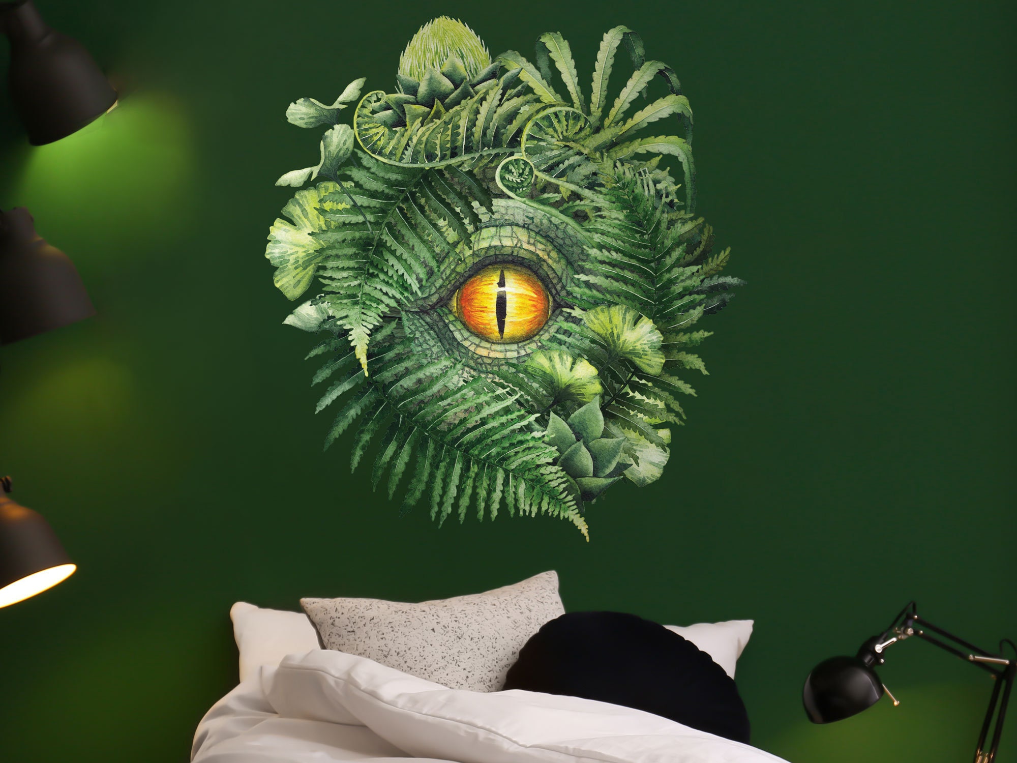 Dinosaur Eye Wall Sticker, Dinosaur Wall Decals, Dinosaur Stickers for Walls, Dinosaur Themed Room, Dinosaur Wall Sticker, Dinosaur Theme