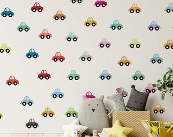 Car Wall Stickers, Car Wall Decals, Car Stickers for Walls, Car Themed Room, Transport Wall Sticker, Transport Wall Stickers