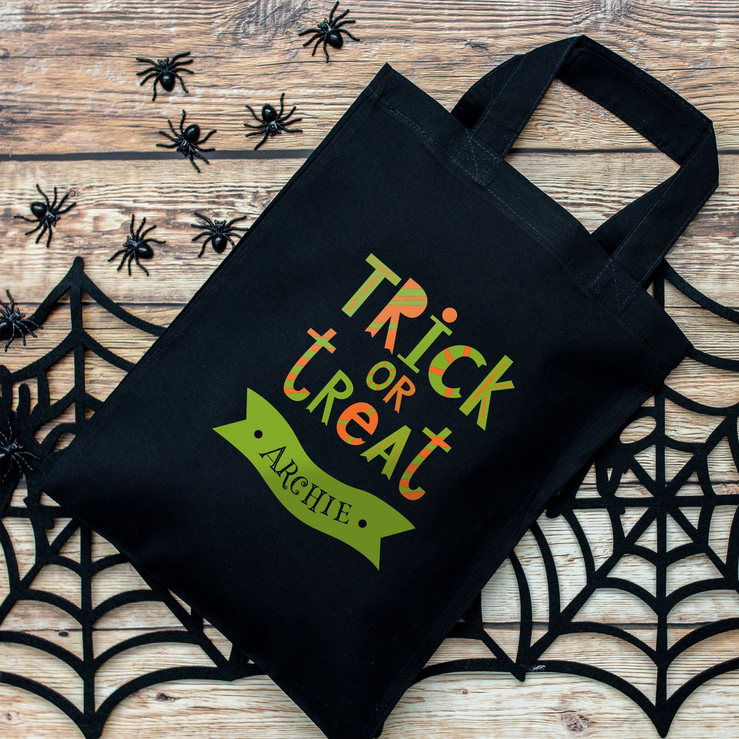Personalised Trick or Treat Bag Halloween Trick or Treat Bag - Etsy UK