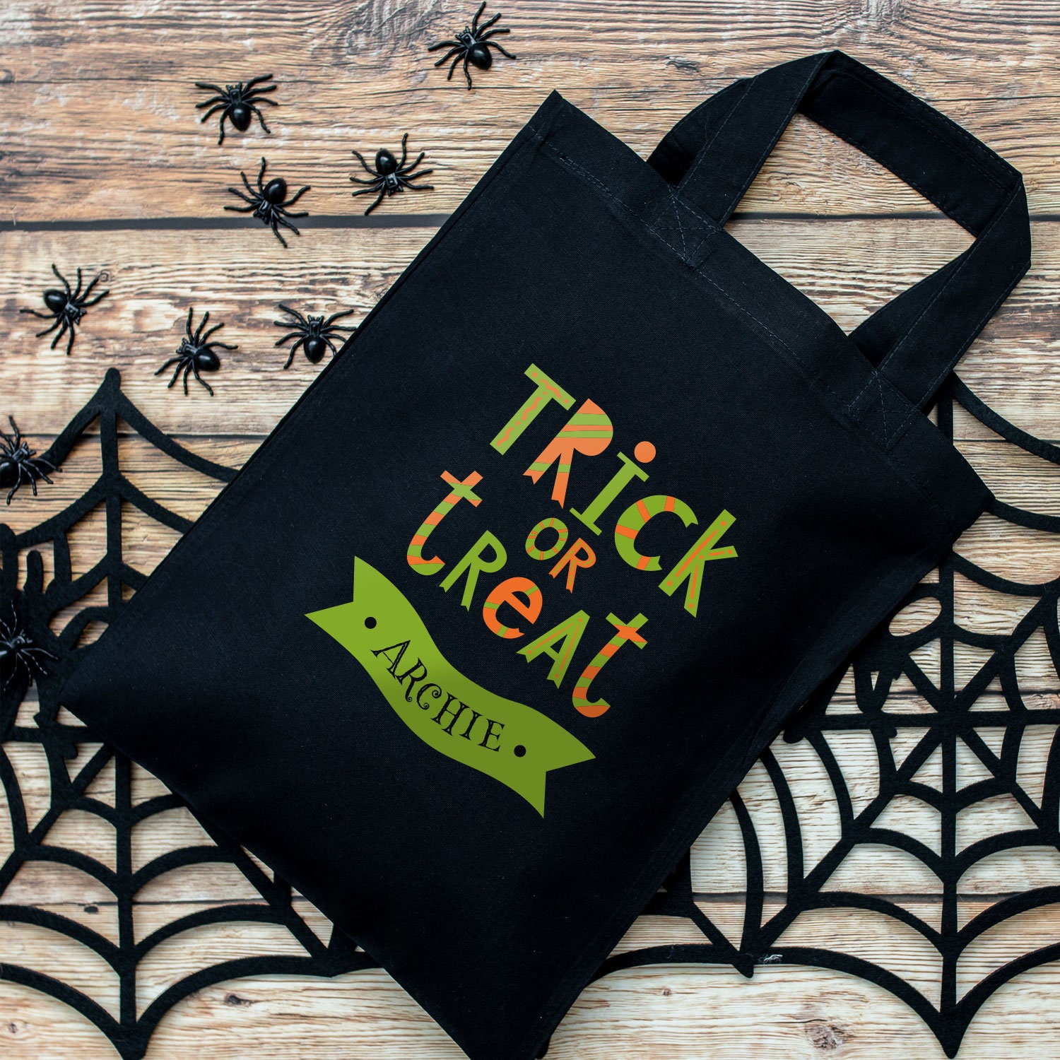 Personalised Trick or Treat Bag Halloween Trick or Treat Bag Etsy UK