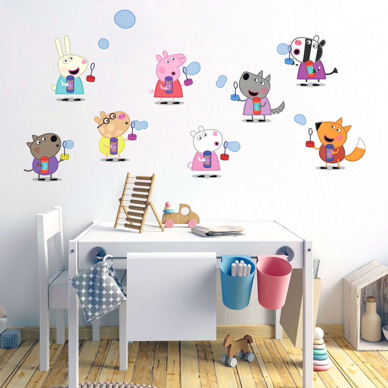 Peppa Pig Wallpaper - Etsy Australia Peppa Pig Wallpaper - Etsy Australia
