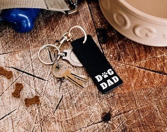 Dog Dad Keyring, Personalised Keyring for Dad, Father's Day gift for Dad, Dad gifts, Dog Dad, Personalised Father's Day gift