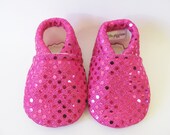 Pink Sequin Baby Girl Shoes