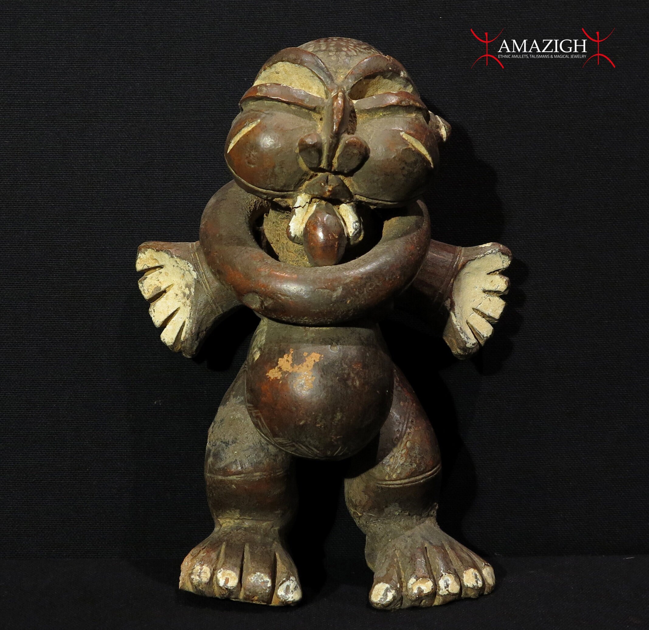 A Tikar Terracotta Figure House God Cameroon Etsy