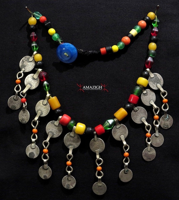 Old Berber Necklace - Dades Valley, Morocco - image 1