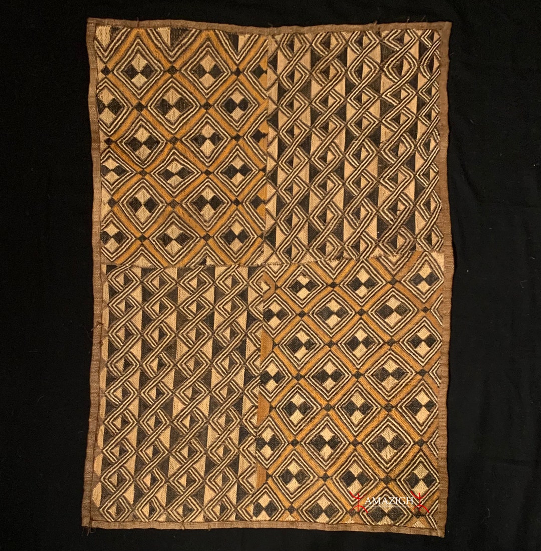 Bushoong Old Fine Kuba Raffia - BUSHOONG - Kasai Velvet – DR Congo - Etsy