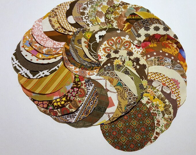 50 Pre Cut Fabric Circles / 4 Inch Pre Cut Quilting Circles in Etsy