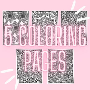 Pattern Coloring Pages Pack