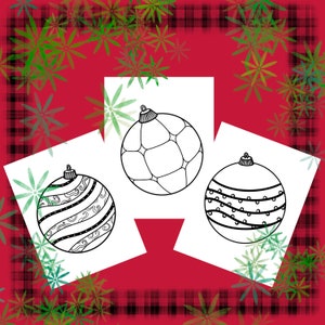 Christmas Ornament Coloring Pages