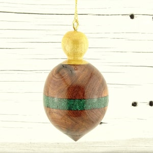 Turned Wood Ornament  #218