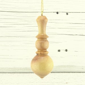Turned Wood Ornament  #222