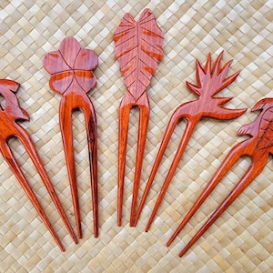 Wood Hairpick