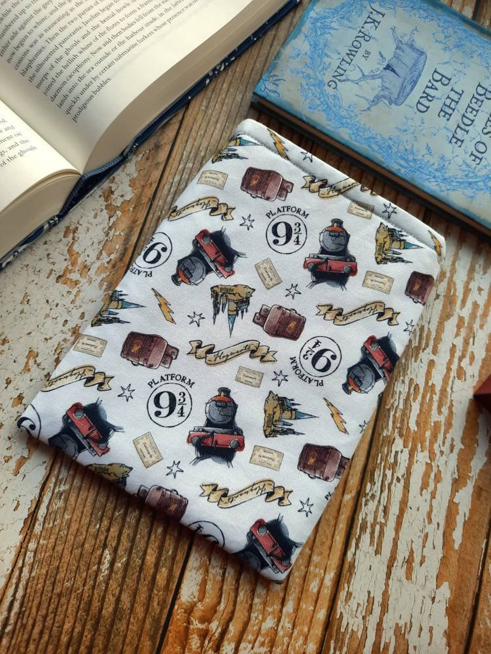 Harry Potter Book Sleeve Platform 9 3/4 Hogwarts Express Etsy