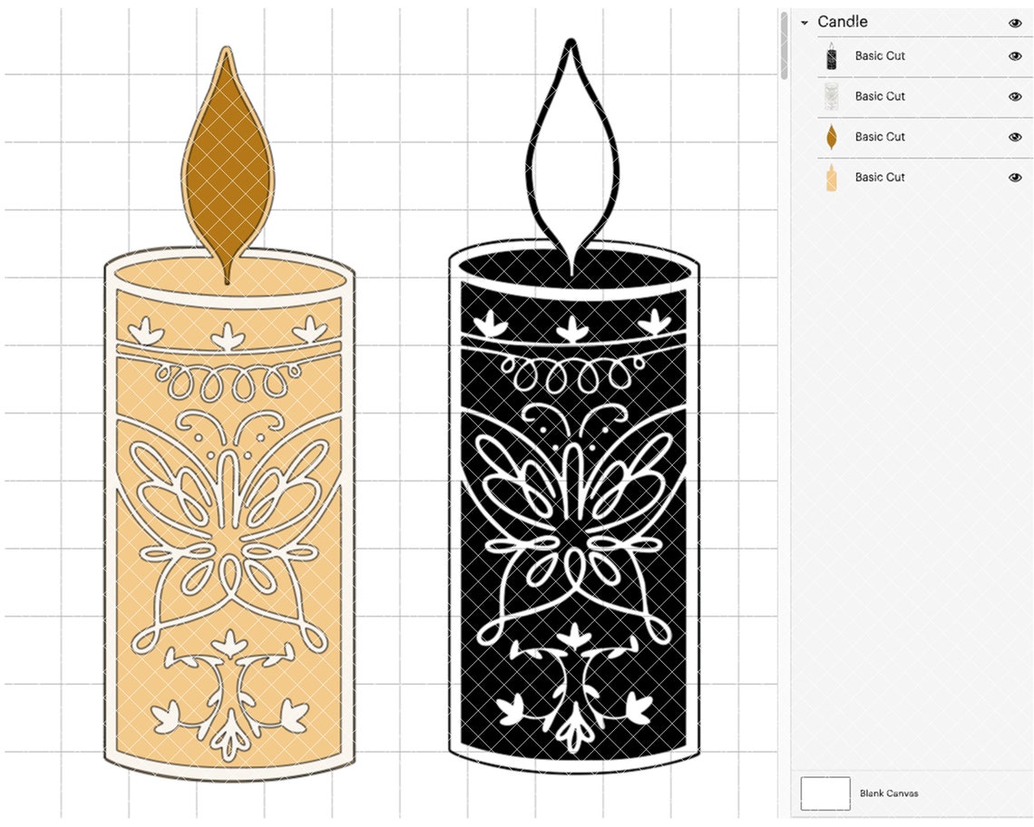 ENCANTO Candle SVG Encanto Candle Clipart Layered by Colour Etsy