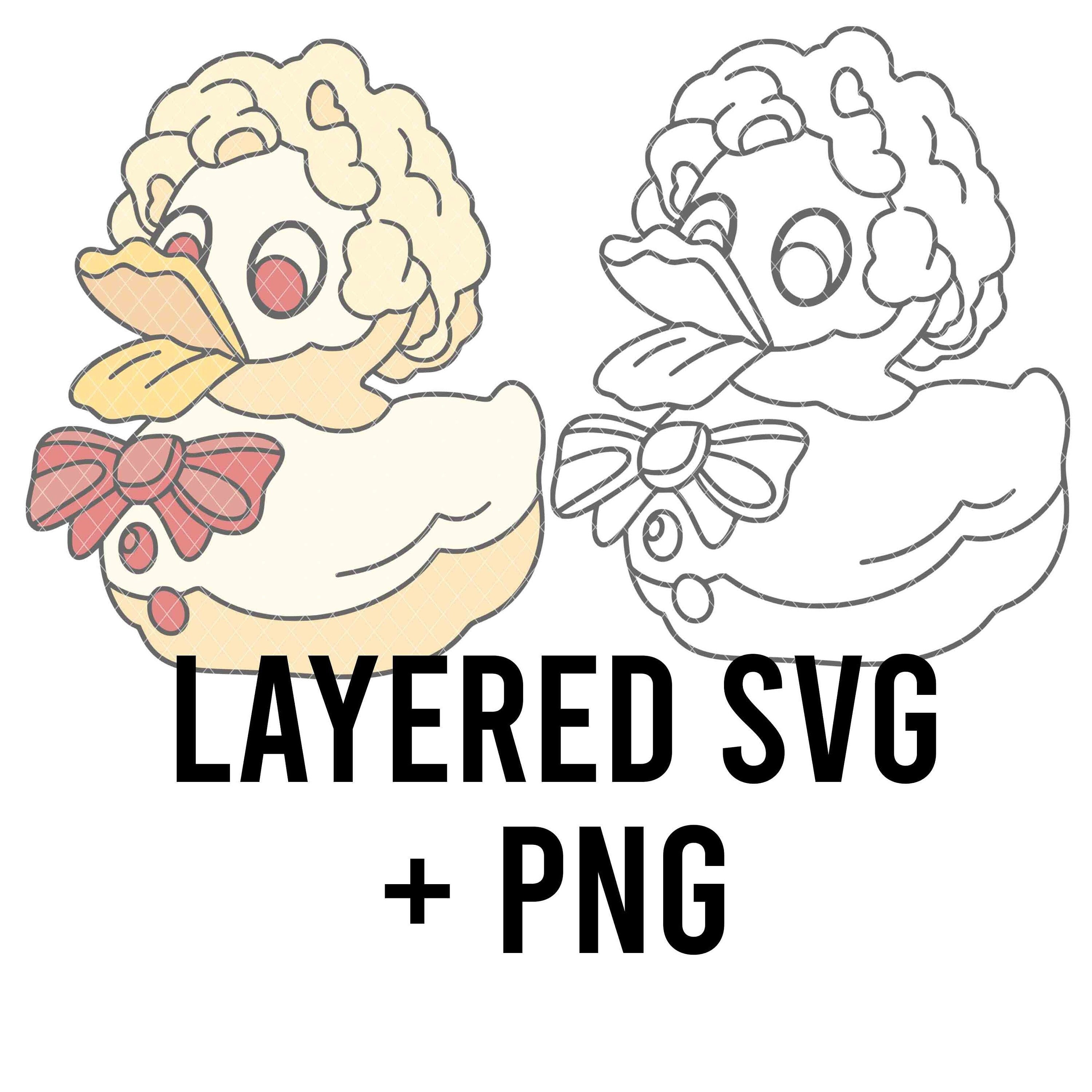 Bluey Duck Cake Topper