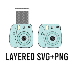 Aparat natychmiastowy warstwowy według koloru SVG + PNG