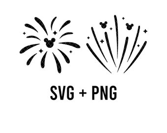 Mouse Fireworks SVG + PNG
