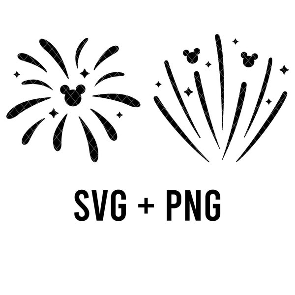 Mouse Fireworks SVG + PNG