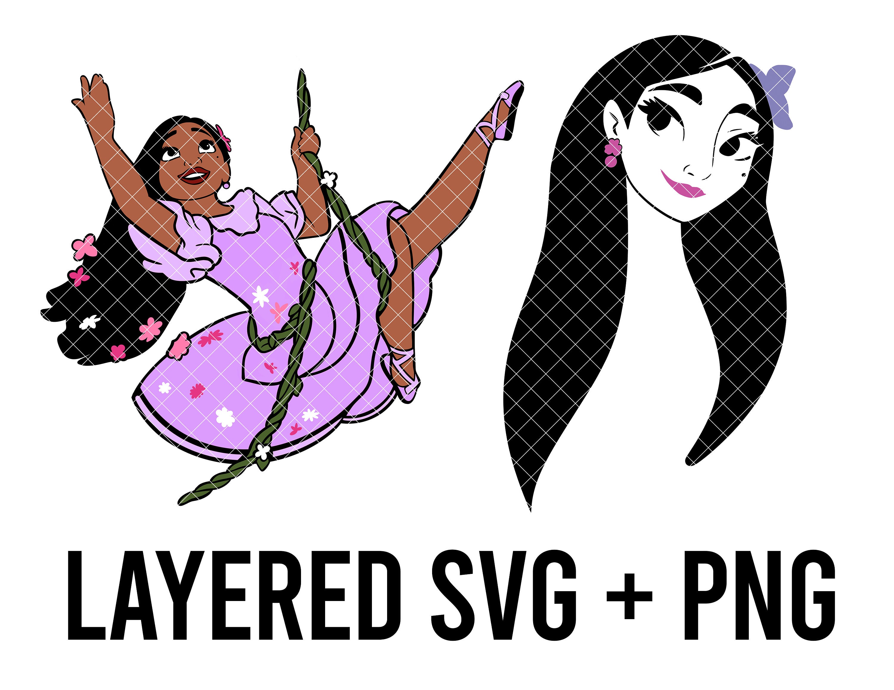 Isabela Madrigal Encanto SVG Digital File Disney Svg Isabela Madrigal Encanto SVG Digital File Disney Svg