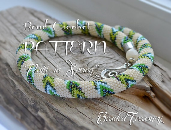 Seed Bead Crochet Jewelry With Beads Bead Crochet Necklace, Pattern, Bead  Crochet, Rope Pattern, Seed