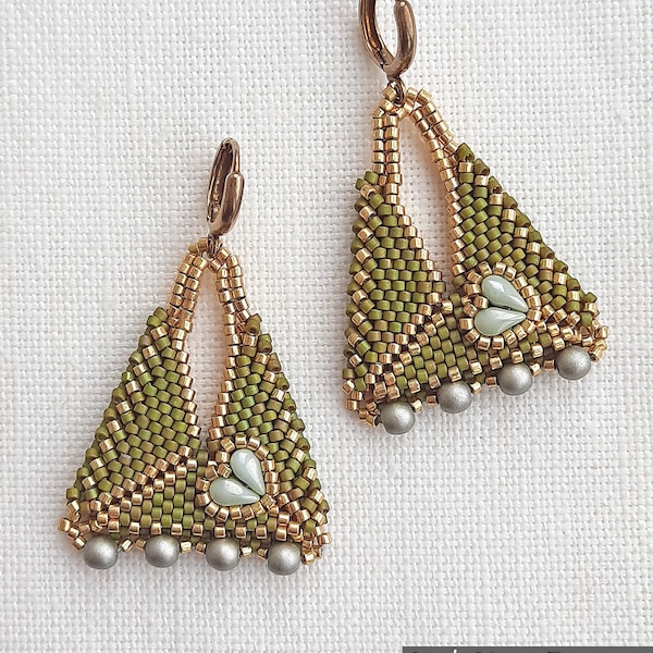 Beaded Triangle Patterns Etsy